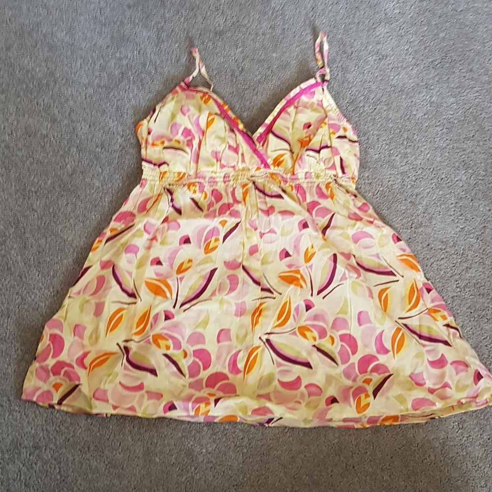American eagle floral tank top size 6